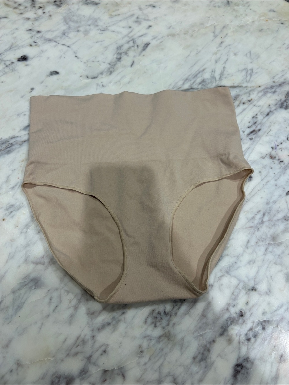 EUC!! SPANX High-Waist Shaping Briefs in Nude